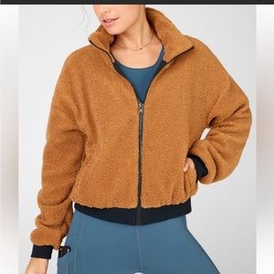 Fabletics Nylon and Sherpa Reversible jacket